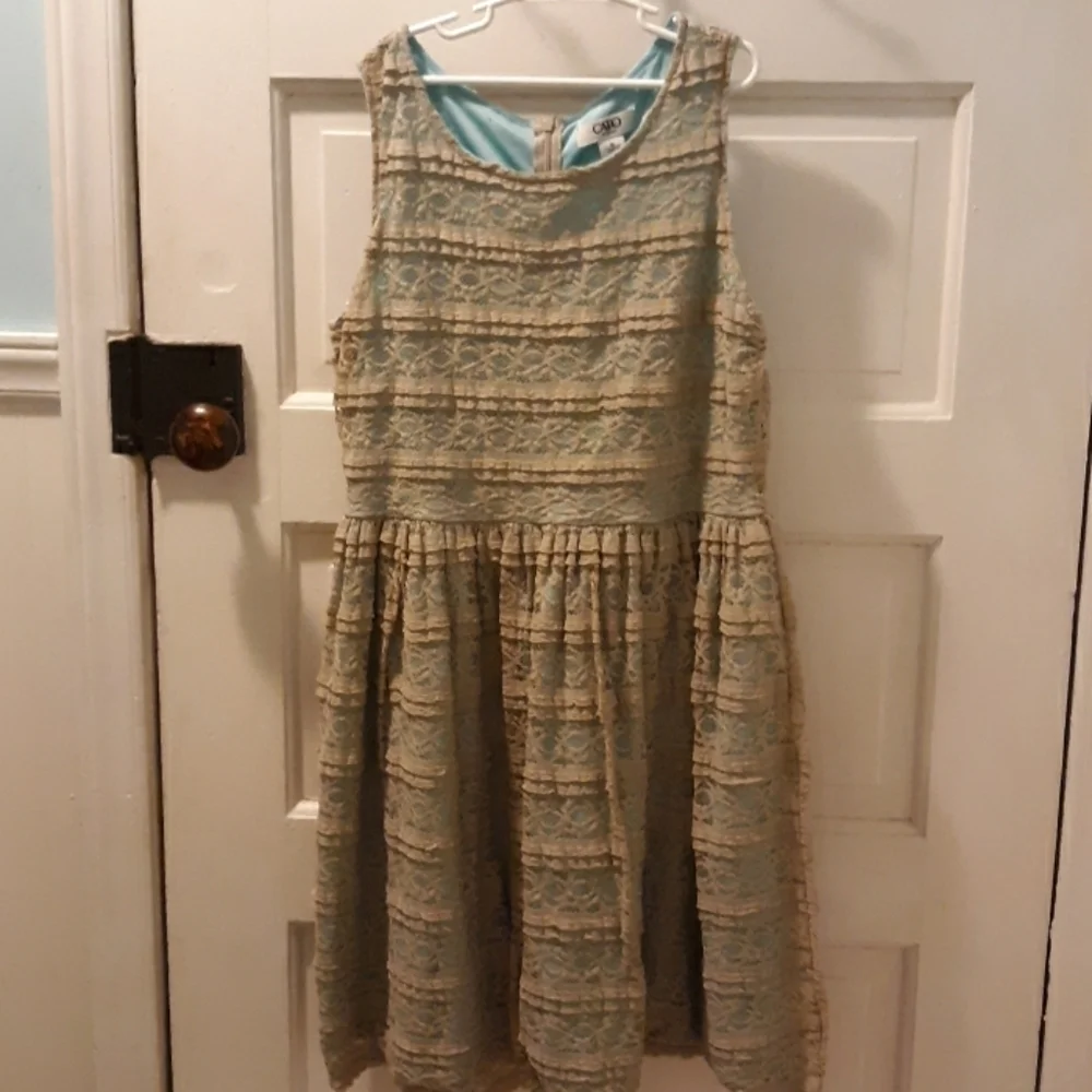 Cato 16 Lacey spring dress